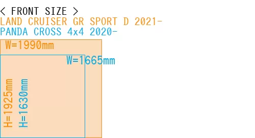 #LAND CRUISER GR SPORT D 2021- + PANDA CROSS 4x4 2020-